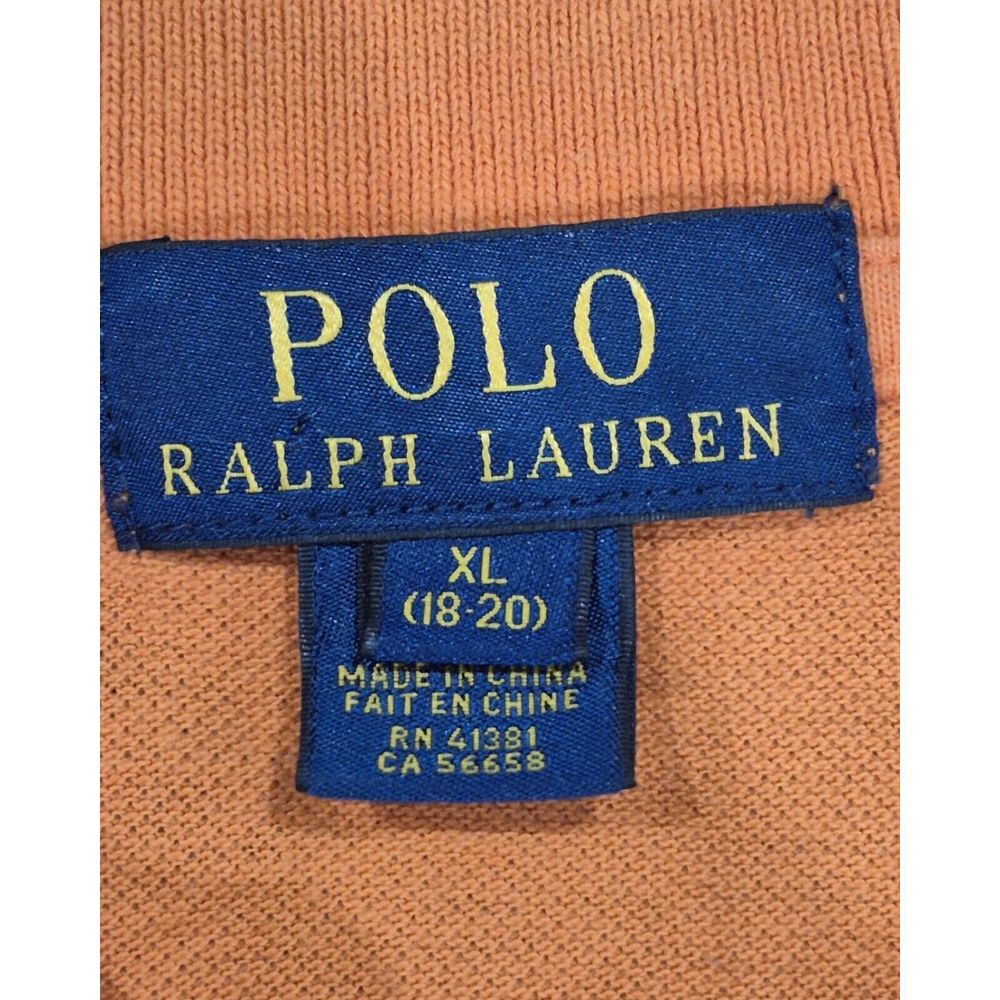 Polo Ralph Lauren Big Pony Long Sleeve Cotton Polo Orange Youth Boys XL (18-20) - Picture 5 of 7